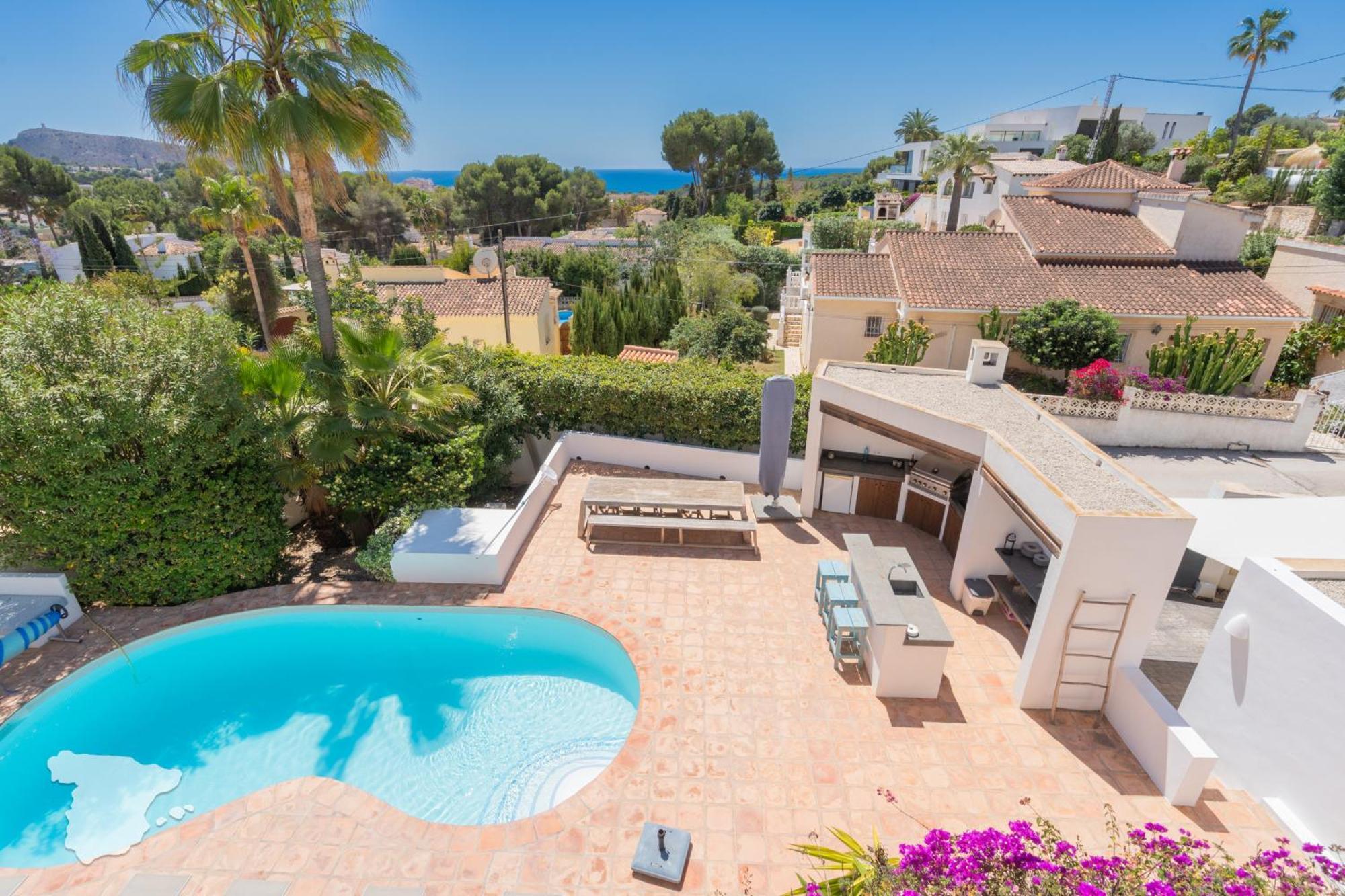 Villa Costablancadreams Casa La Cereza In Moraira Esterno foto