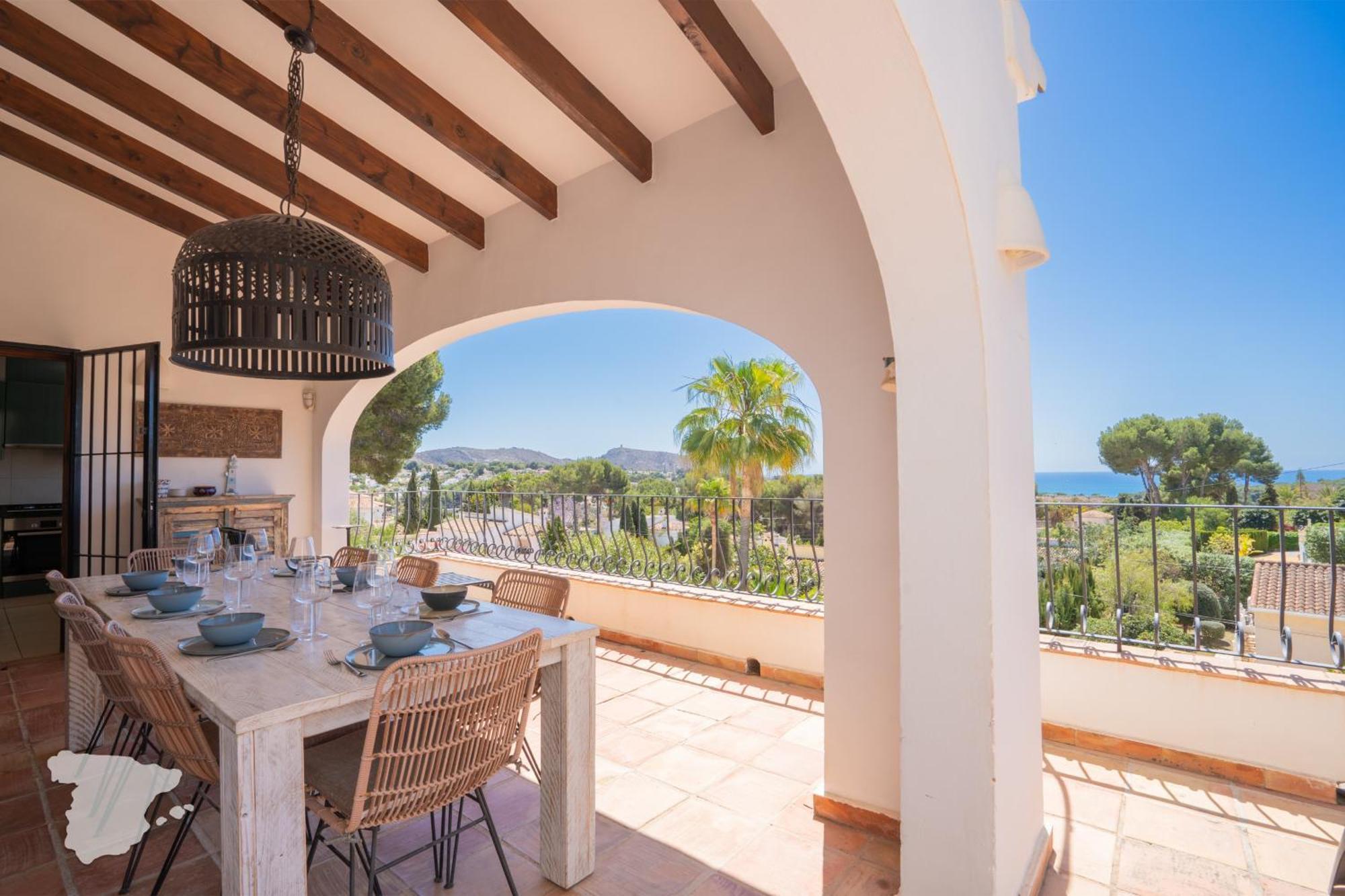 Villa Costablancadreams Casa La Cereza In Moraira Esterno foto