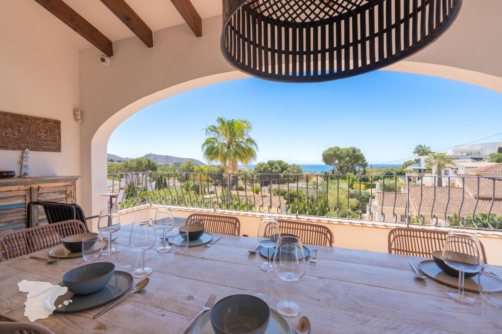 Villa Costablancadreams Casa La Cereza In Moraira Esterno foto